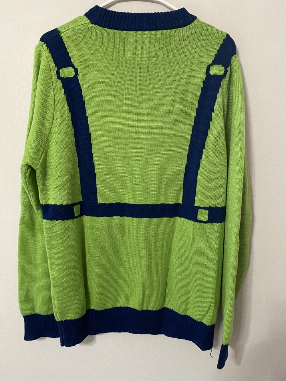 Tipsy Elves Green Baby Jesus Crewneck Sweater Large